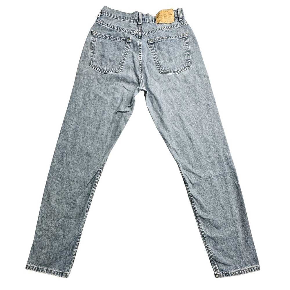 Vintage Gap Jeans Boys 4 Blue‎ Denim Made USA Button Fly Tapered Leg 90s 80s